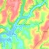 Ruan Lanihorne topographic map, elevation, terrain