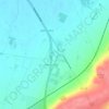 Gonerby Moor topographic map, elevation, terrain
