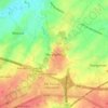 Heppignies topographic map, elevation, terrain