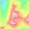 Шар / Титов Врв / Голем Турчин topographic map, elevation, terrain