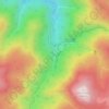 Sunburst Falls topographic map, elevation, terrain