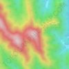 Gubongsan topographic map, elevation, terrain