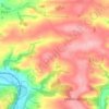 Warkleigh topographic map, elevation, terrain