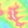 Llawa P'ukru topographic map, elevation, terrain