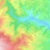 Le Moux topographic map, elevation, terrain