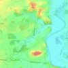 Whiteacres topographic map, elevation, terrain