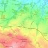 Pommritz topographic map, elevation, terrain