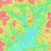Falun topographic map, elevation, terrain