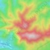 Mont Saint-Cyr topographic map, elevation, terrain