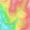 Owler Tor topographic map, elevation, terrain