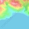 Ήλια topographic map, elevation, terrain