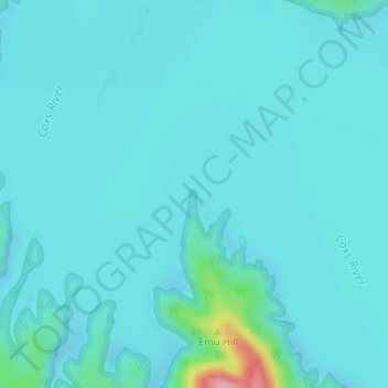 Hunt Point topographic map, elevation, terrain