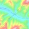 Markha topographic map, elevation, terrain