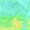 Pesisir topographic map, elevation, terrain