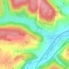 Bois de la Rochette topographic map, elevation, terrain