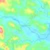 Tanjung Beringin topographic map, elevation, terrain