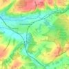 Birchden topographic map, elevation, terrain