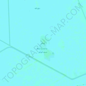Al Warraq topographic map, elevation, terrain