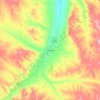 Worland topographic map, elevation, terrain