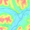 Irvine topographic map, elevation, terrain