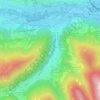 Grigno topographic map, elevation, terrain