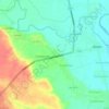 Ban Phu Phiang topographic map, elevation, terrain