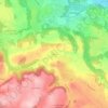 Le Rual topographic map, elevation, terrain