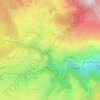 Fetges topographic map, elevation, terrain