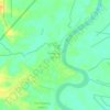 Pembuang Hulu II topographic map, elevation, terrain