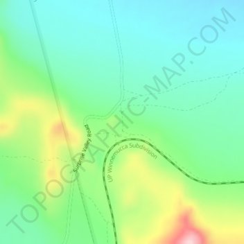 Sand Pass topographic map, elevation, terrain