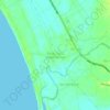 Pasar Lama Muara Air Haji topographic map, elevation, terrain