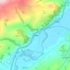 Llowes topographic map, elevation, terrain
