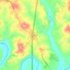 Goldbug topographic map, elevation, terrain