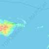 Kumuli Island topographic map, elevation, terrain