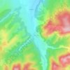 Pianu de Sus topographic map, elevation, terrain