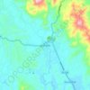 Mãn Đức topographic map, elevation, terrain