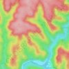 Indian Staircase topographic map, elevation, terrain