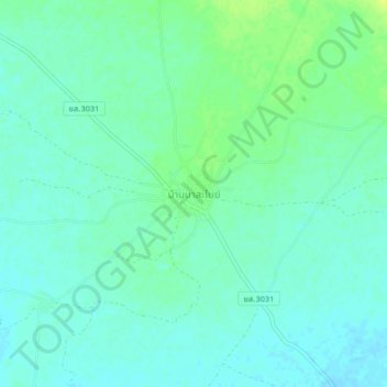 Ban Na Sa Mai topographic map, elevation, terrain