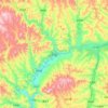 Lixian topographic map, elevation, terrain
