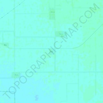 7LL topographic map, elevation, terrain