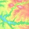 Serieux topographic map, elevation, terrain