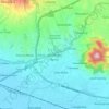 Jatinangor topographic map, elevation, terrain