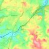 Wrigwell topographic map, elevation, terrain