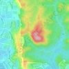 Wawasan Hill topographic map, elevation, terrain