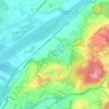 Hilldale topographic map, elevation, terrain