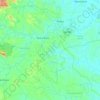 Bahar Utara topographic map, elevation, terrain