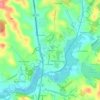 Buckeye topographic map, elevation, terrain