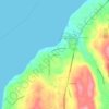 Lofall topographic map, elevation, terrain