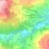 Garesfield topographic map, elevation, terrain