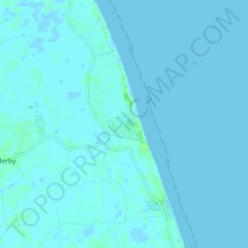 Anderby Creek topographic map, elevation, terrain